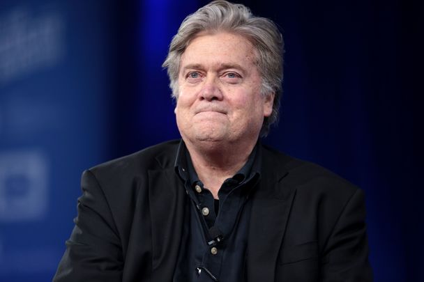 \"Steve Bannon, who probably did more than any other individual to bring about this delinquent regime.\"