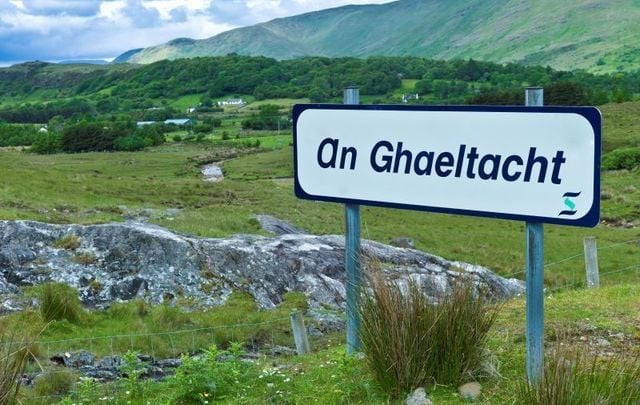 An Ghaeltacht in Connemara, County Galway.