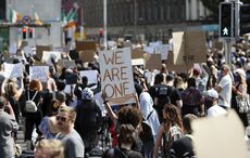 Thousands in Dublin and Belfast march following the death of George Floyd