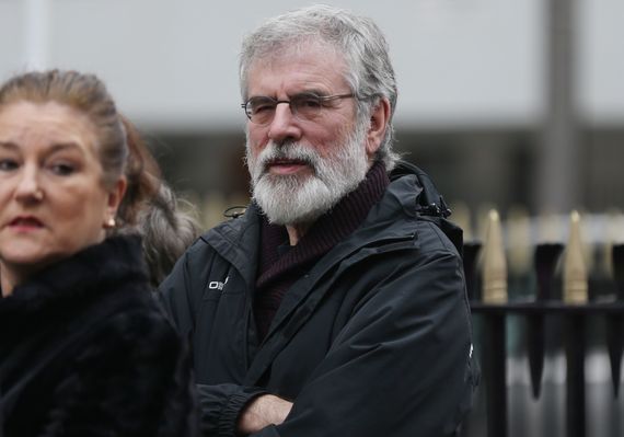 Gerry Adams wants Irish Americans to play a more active role in Irish Unity. 