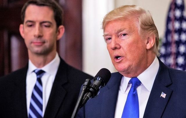 Senator Tom Cotton and President Trump have both faced calls for censorship in recent days.