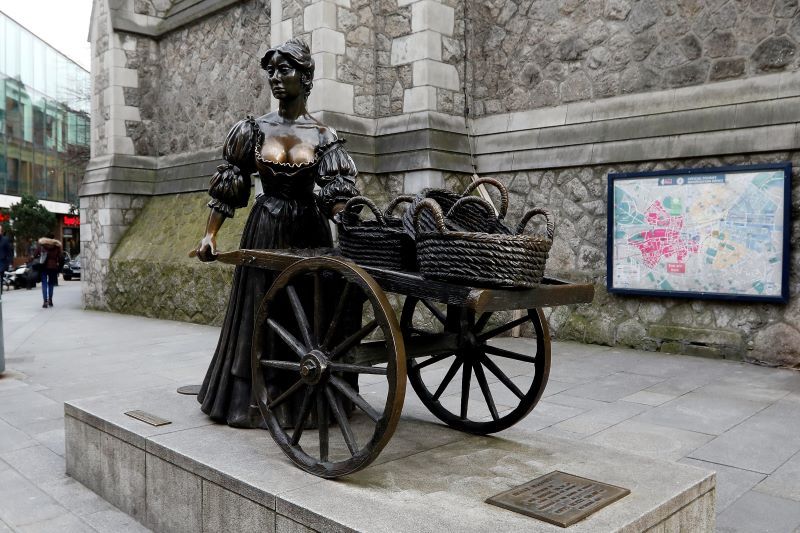 Irish sculptor who created Dublin's famous Molly Malone statue dies 