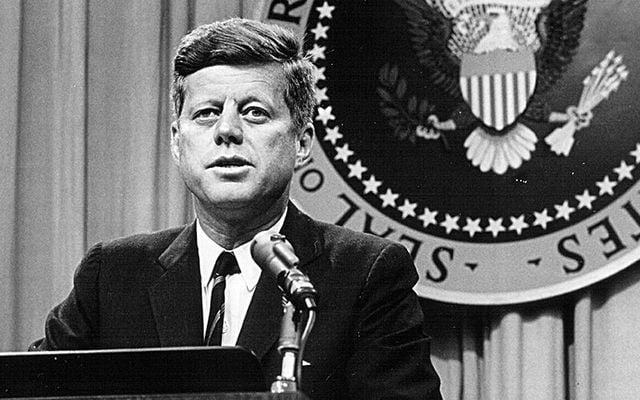 President John F. Kennedy.