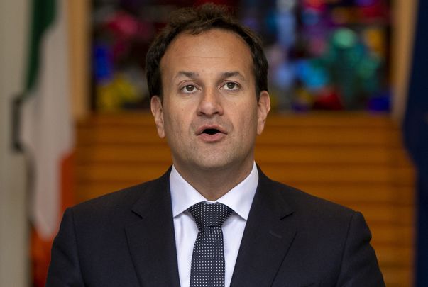 The outgoing Irish Taoiseach (Prime Minister) Leo Varadkar.