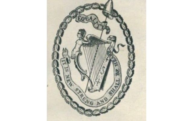 United Irishmen emblem.