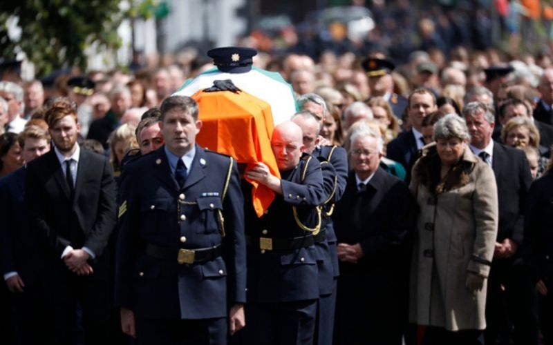 State Funeral of murdered Garda Colm Horkan takes place