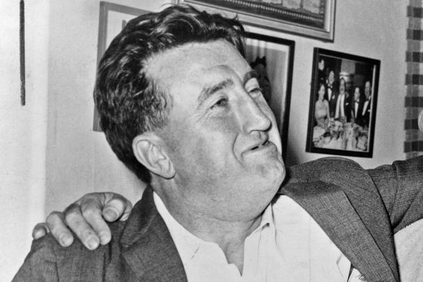 The iconic Irish author, Brendan Behan.