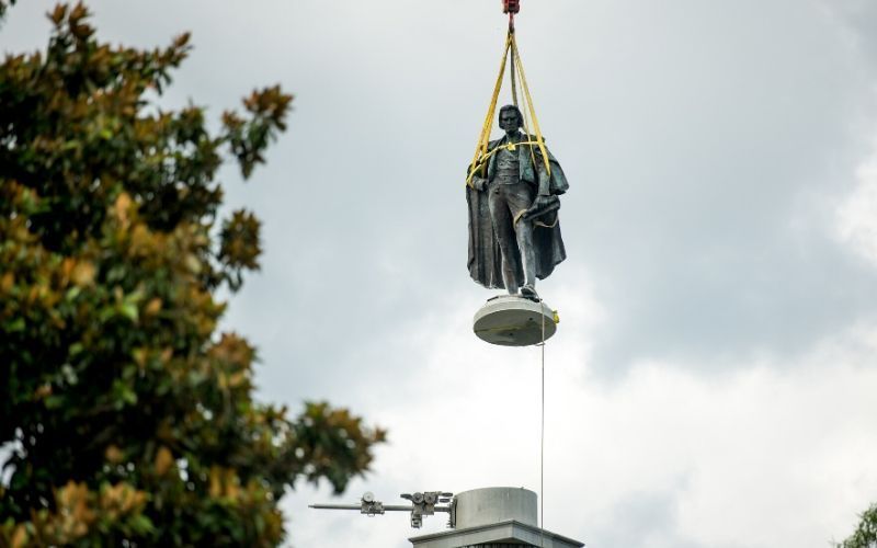 Statue of Irish American Vice President John Calhoun taken down in South Carolina