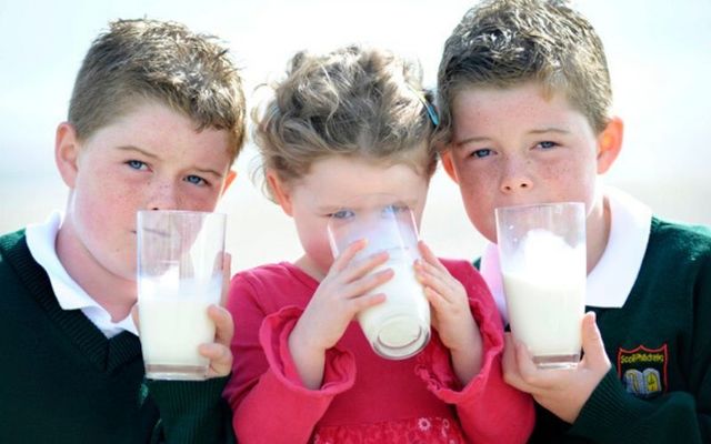 8-year-old twins Conor and Cian Murphy from Shankhill, Molly Hayes, 3, pictured in 2009. The Food Safety Authority has recommended that their age group needs to drink cow\'s milk. 