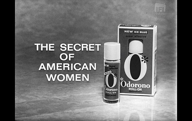 An advertisement for the women\'s deodorant \"Odorono\" is one of the dozens that have been digitized in the Irish Film Institute\'s \'Irish Adverts Project\' collection.