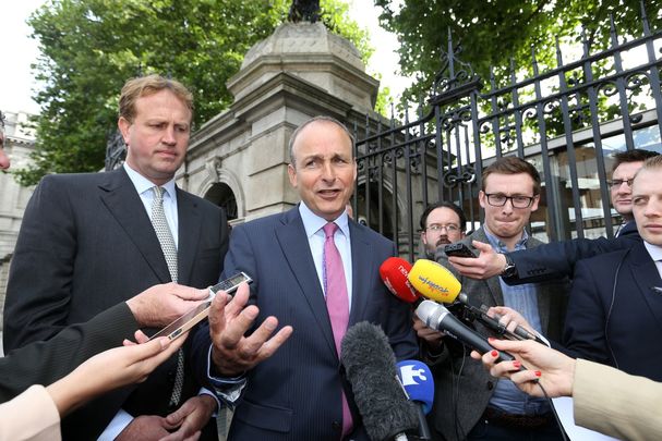 Ireland\'s new Taoiseach (Prime Minister) Micheal Martin.