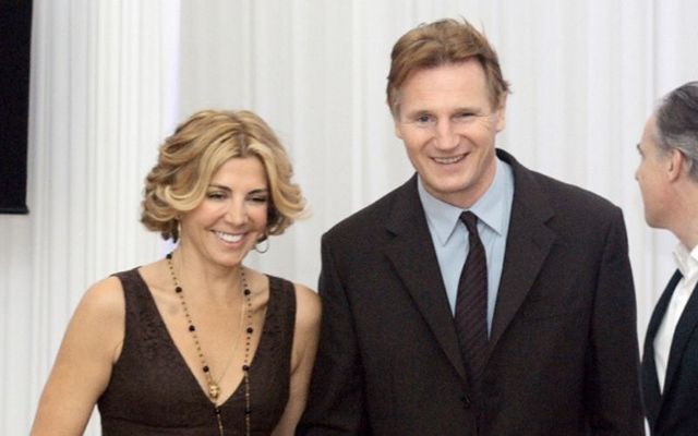 Natasha Richardson with Liam Neeson. 