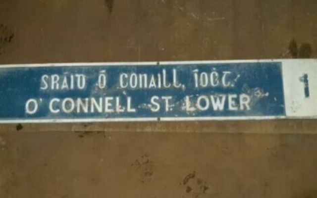 This O\'Connell Street sign is one of several iconic signs up for auction.