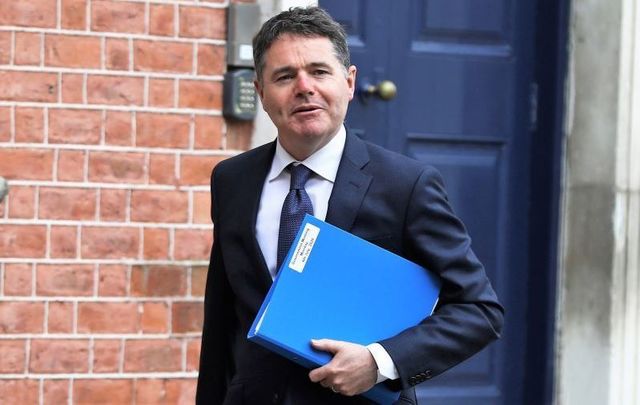 Ireland\'s Minister for Finance Paschal Donohoe, pictured here on July 6, 2020.