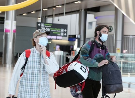 A significant number of Americans have been landing at Dublin Airport. 