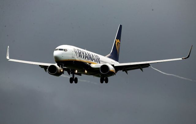 A Krakow -  Dublin Ryanair flight was diverted on Monday after a bomb threat was discovered on board.