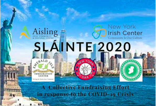 The Sláinte 2020 banner.