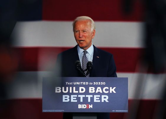 Joe Biden\'s campaign tagline? \"Build Back Better\".