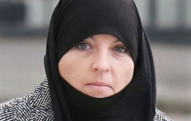 Lisa Smith on her way to a court appearance in Dublin in January. 