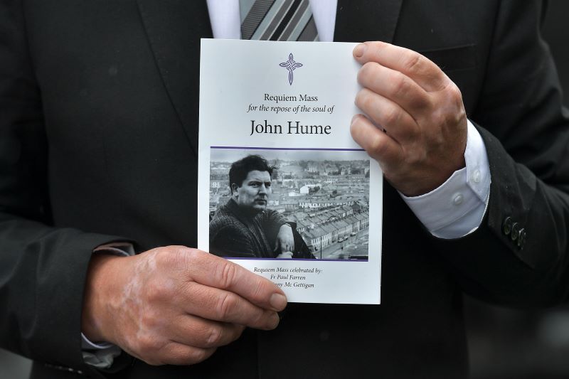 John Hume remembered as "Ireland's Greatest" at Derry funeral