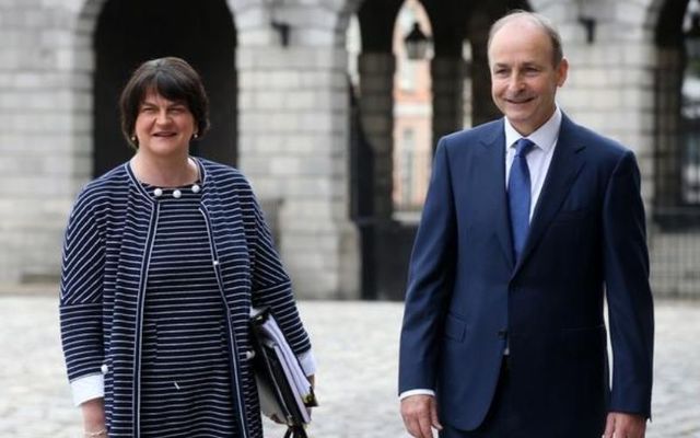 Arlene Foster said she was disappointed by Martin\'s comments. 