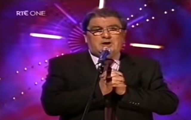 John Hume singing Danny Boy on the Late Late Show.