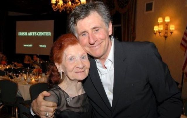 Josephine McNamara, pictured here with fellow Irish Arts Center patron Gabriel Byrne.