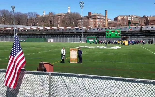 Gaelic Park, the home of the GAA, in New York.