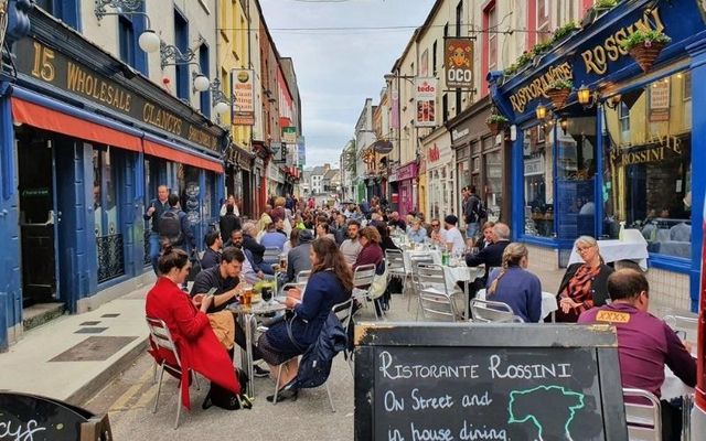 Princes Street now boasts a festival atmosphere thanks to the new outdoor dining. 