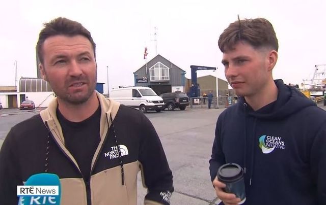 Irish fishermen Patrick Oliver and his son Morgan are being hailed as heroes after rescuing two stranded paddleboarders off the coast of Co Galway.