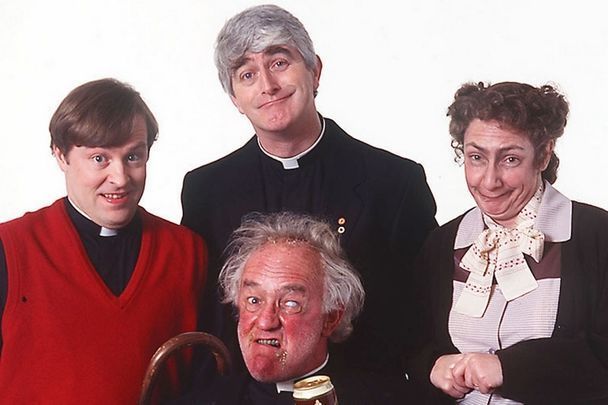 The cast of Father Ted.
