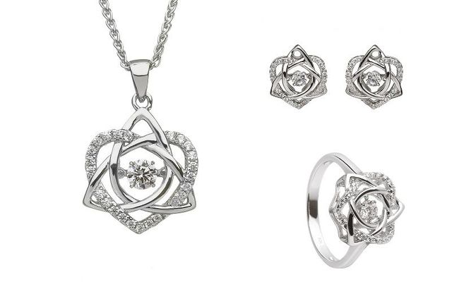 Boru jewellery\'s Trinity Damsha collection.