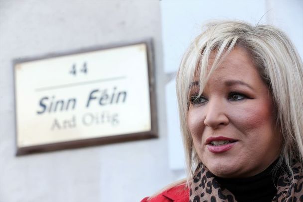 Michelle O\'Neill, the Vice President of Sinn Féin and the Deputy First Minister of Northern Ireland.