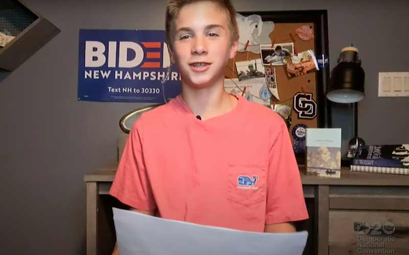 Teen with stutter inspired by Joe Biden