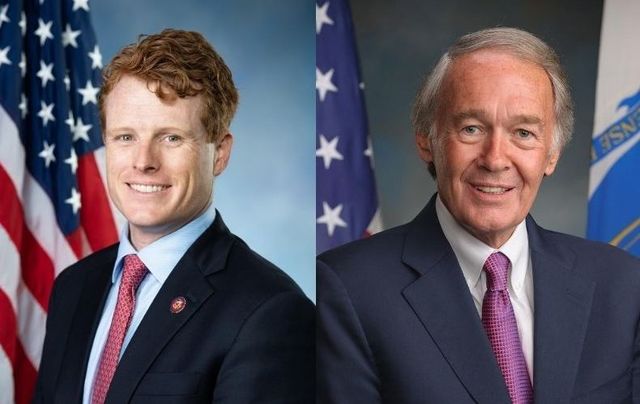 Representative Joe Kennedy, III and Senator Ed Markey.