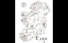 Artist's beautiful Irish language map of Ireland inspired by "Lord of the Rings"