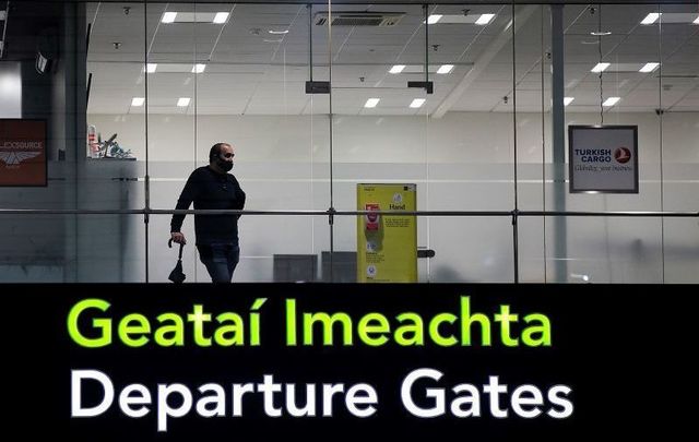 Departure Gates at Dublin Airport. Travelers arriving into the US from the Republic of Ireland will no longer be subject to enhanced health screenings.