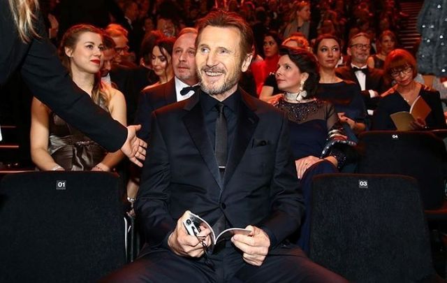 Liam Neeson, pictured here in 2018, has issued an urgent appeal on behalf of the arts community in Northern Ireland.