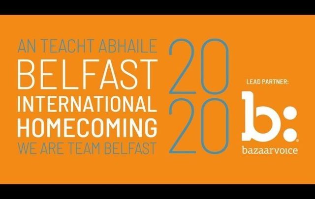 The Belfast International Homecoming will take place virtually on October 1 and 2.
