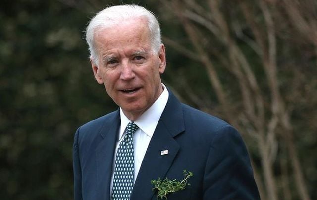 Former US Vice President and current Democratic presidential nominee Joe Biden.