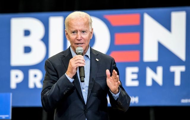 Democratic nominee Joe Biden, pictured here on Augut 29, 2019 in Rock Hill, South Carolina.