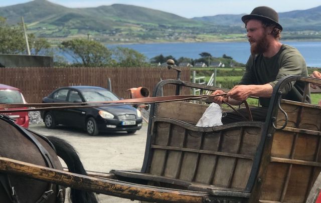 Darragh Carroll on his cart, bring the flame back home.