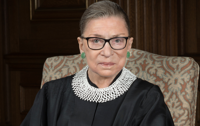 The late great Supreme Court Justice Ruth Bader Ginsburg.