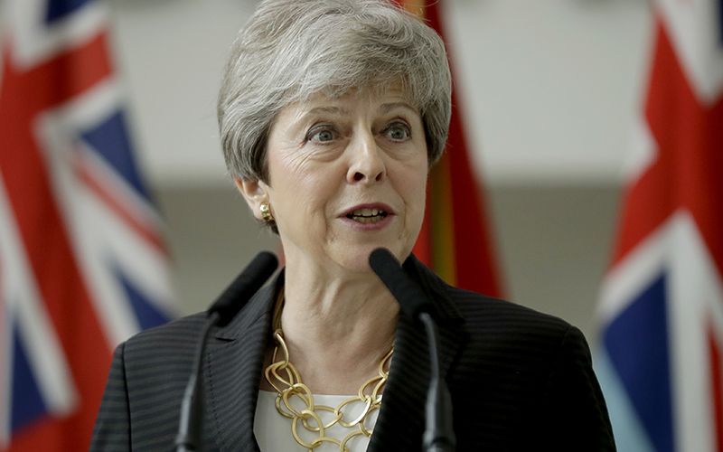 Theresa May blasts Boris Johnson over Brexit blunder