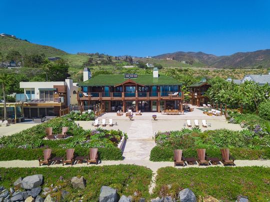 The Broad Beach Malibu home, owned by the Irish James Bond, Pierce Brosnan.