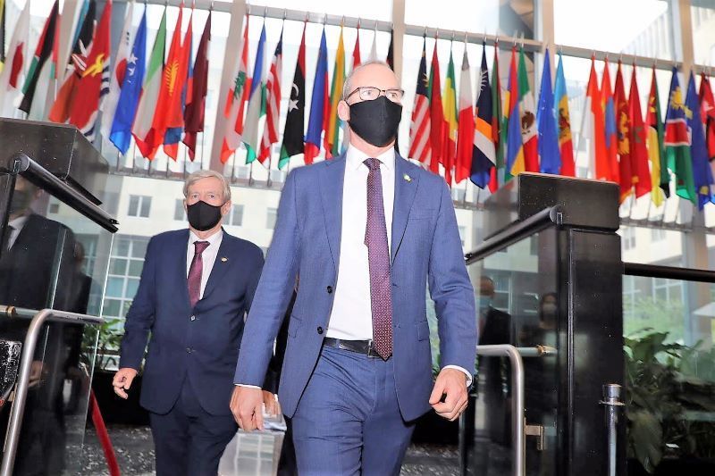 Coveney urges US committee to protect Good Friday Agreement to "remain vigilant"
