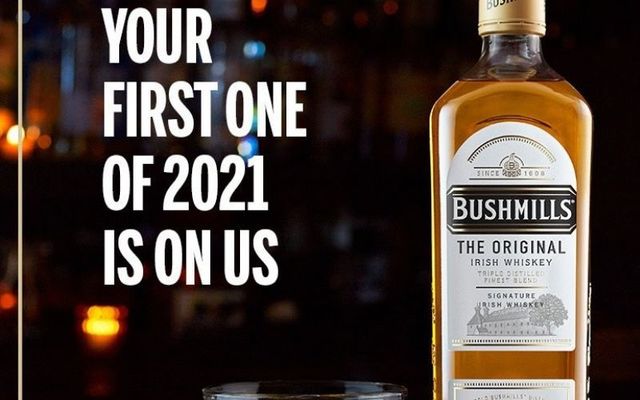 Enjoy a free Bushmills in your local pub by March 18, 2021. 