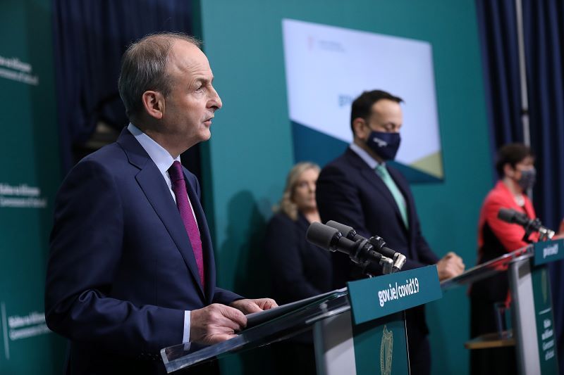 Stay at home: additional public health restrictions announced for the Republic of Ireland