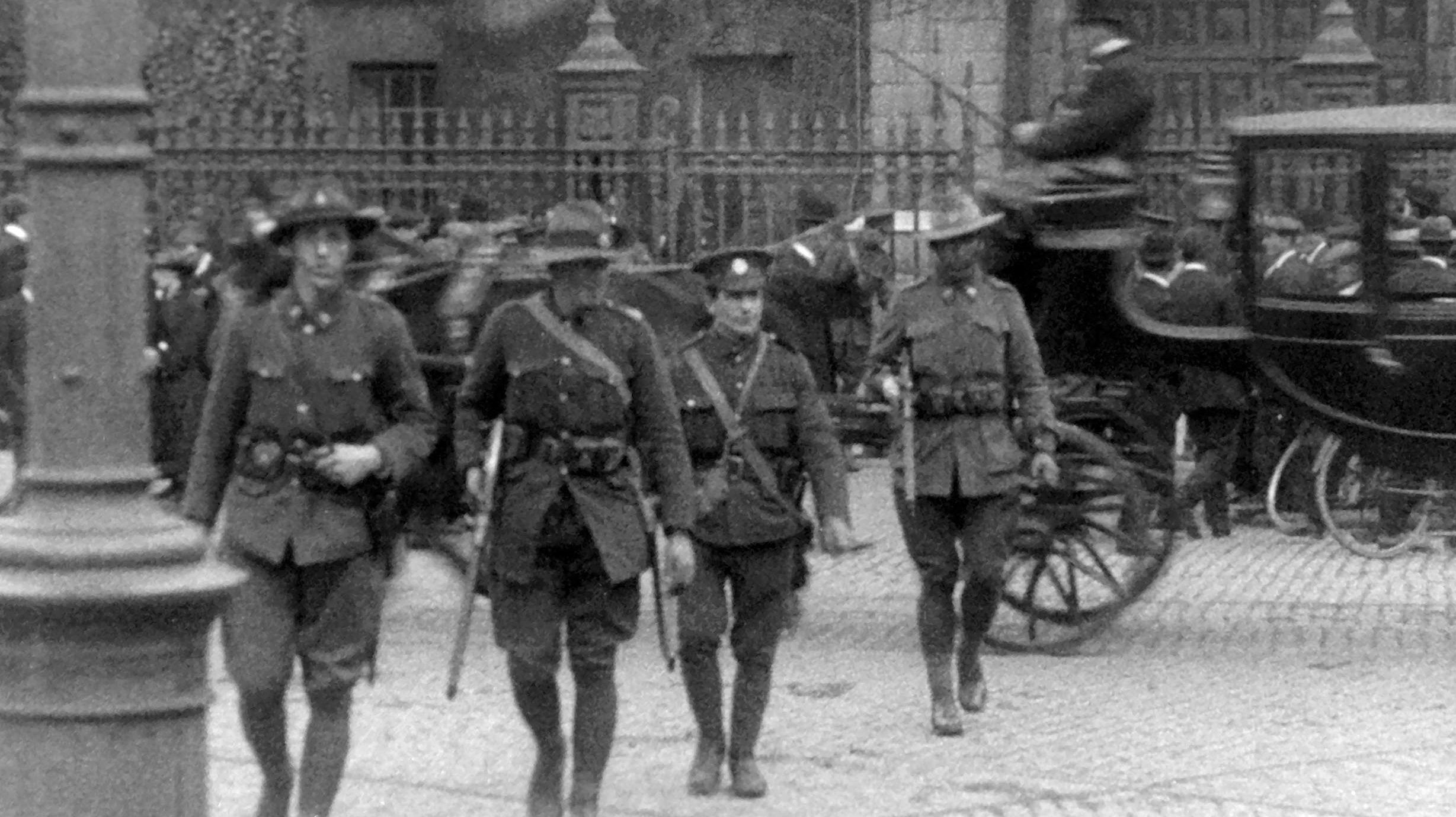 Defending Trinity College during the 1916 Easter Rising