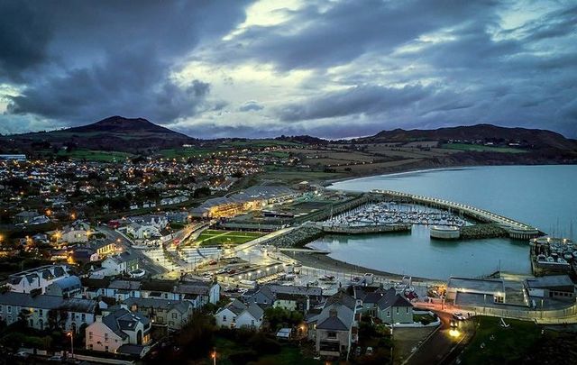 Greystones Harbor in Greystones, Co Wicklow.